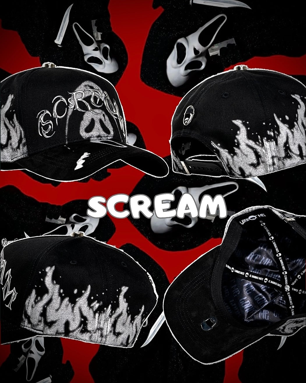 Gorra Barbas Hats "SCREAM"