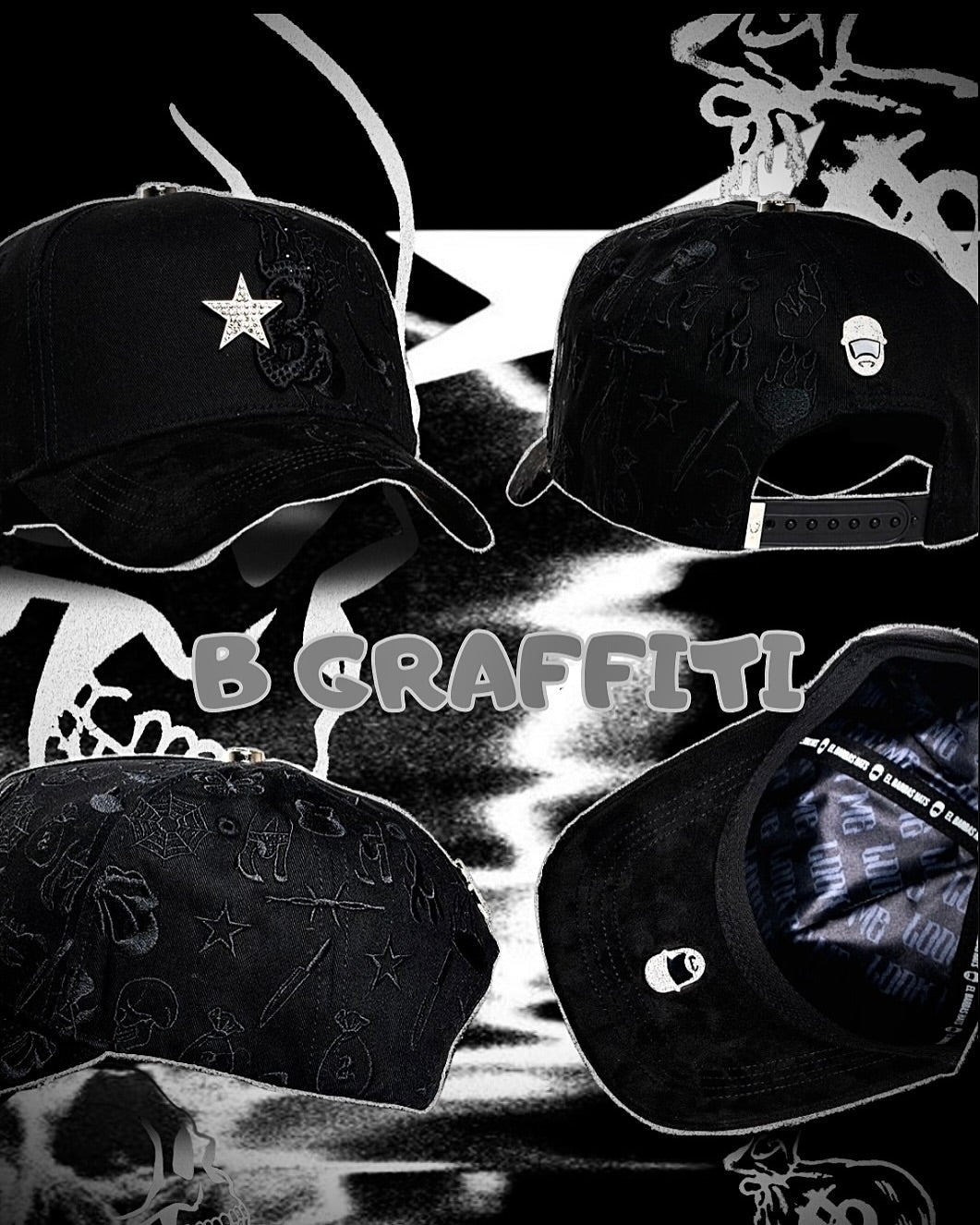 Gorra Barbas Hats "B-Star Graffiti"